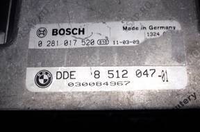 БЛОК УПРАВЛЕНИЯ BMW E90 E91 2.0D 8512047 0281017520