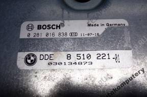 БЛОК УПРАВЛЕНИЯ BMW E90 E91 E92 3.0D 8510221 0281016838