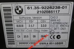 БЛОК УПРАВЛЕНИЯ BMW E90 X1 E84 E60    CAS3 9226238