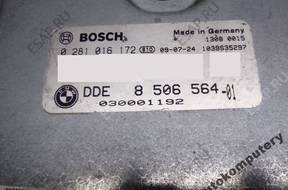 БЛОК УПРАВЛЕНИЯ BMW F01 3.0 ДИЗЕЛЬ 8506564 0281016172