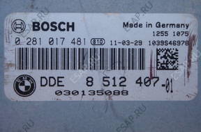 БЛОК УПРАВЛЕНИЯ BMW X5 E70 X6 3.0D 0281017481 DDE 8512407