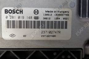 БЛОК УПРАВЛЕНИЯ BOSCH 0 281 019 148 RENAULT DACIA 1,5 DCI