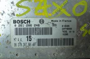 БЛОК УПРАВЛЕНИЯ BOSCH 0261206246 PEUGEOT 106 SAXO 11 2521