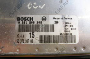 БЛОК УПРАВЛЕНИЯ Bosch 0261206246 Saxo Peugeot 106 1.1;2002 год