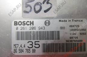 БЛОК УПРАВЛЕНИЯ BOSCH 0261206943 9658476580 35