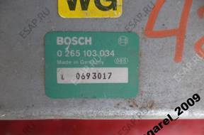 БЛОК УПРАВЛЕНИЯ BOSCH 0265103034 OPEL OMEGA