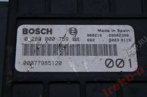 БЛОК УПРАВЛЕНИЯ   BOSCH 0280000759 FIAT UNO
