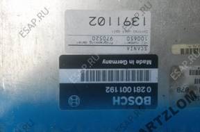 БЛОК УПРАВЛЕНИЯ BOSCH 0281001192