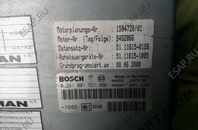 БЛОК УПРАВЛЕНИЯ BOSCH 0281001521 A260029