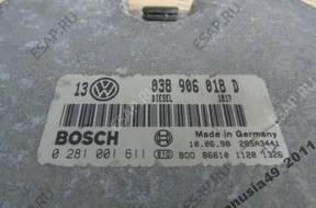 БЛОК УПРАВЛЕНИЯ , Bosch 0281001611,038906018D.