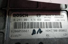 БЛОК УПРАВЛЕНИЯ BOSCH 0281001878 RENAULT