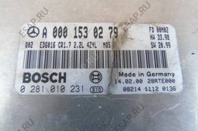 БЛОК УПРАВЛЕНИЯ   Bosch 0281010231 A0001530279