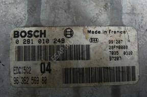 БЛОК УПРАВЛЕНИЯ BOSCH 0281010249