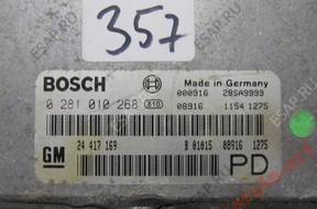 БЛОК УПРАВЛЕНИЯ BOSCH 0281010268 GM B01015089161275 PD