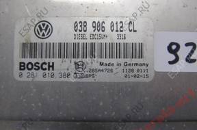 БЛОК УПРАВЛЕНИЯ BOSCH 0281010380 VW 038906012CL