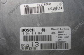 БЛОК УПРАВЛЕНИЯ Bosch 0281010808 - Citroen C5 2.0Hdi; 2002 год