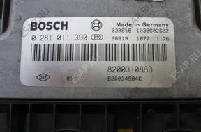 БЛОК УПРАВЛЕНИЯ Bosch 0281011390 - Renault Scenic 1.9 dci