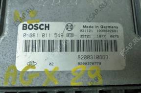 БЛОК УПРАВЛЕНИЯ BOSCH 0281011549 MEGANE SCENIC 1.9  2509