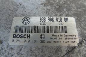 БЛОК УПРАВЛЕНИЯ , Bosch 038906018GM,0281010181.