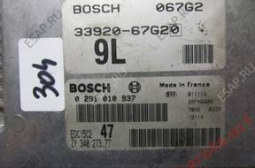 БЛОК УПРАВЛЕНИЯ BOSCH 33920-67G20 9L 0281010937 PK ПО