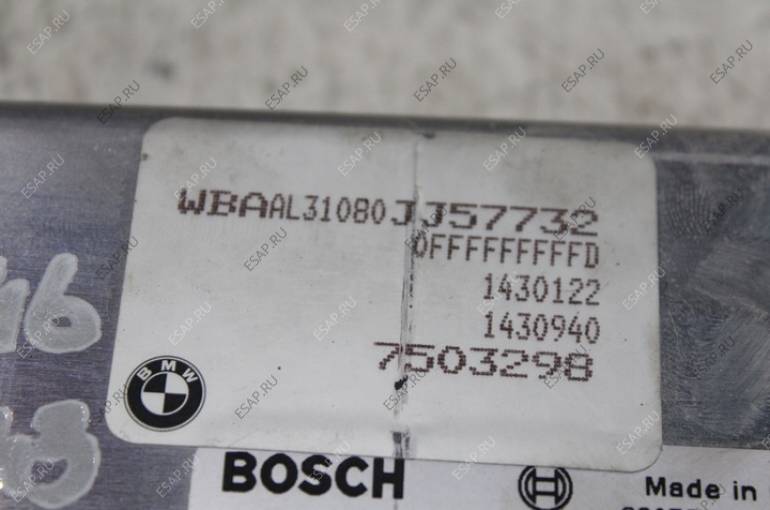 Блок управления BOSCH (комплект) 1430940 0261204420 7503298 с модулем EWS и чипом в ключ BMW E46 m43 318i