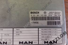БЛОК УПРАВЛЕНИЯ BOSCH MAN F2000 0281001345 T07497