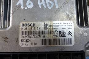 БЛОК УПРАВЛЕНИЯ   BOSCH PEUGEOT 1.6HDI 9653958980