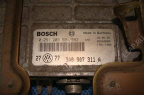 БЛОК УПРАВЛЕНИЯ   BOSCH VW GOLF III 3 1.8 1995 год.