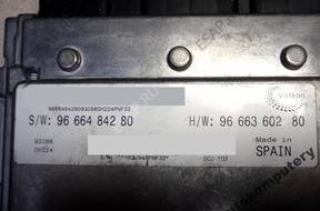БЛОК УПРАВЛЕНИЯ BOXER DUCATO 9666484280 9666360280 БЕЗ КОДА