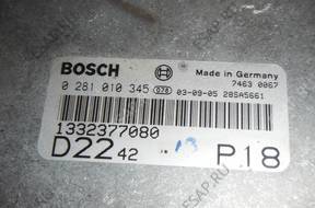 БЛОК УПРАВЛЕНИЯ   BOXER JUMPER 2.2HDI 0281010345