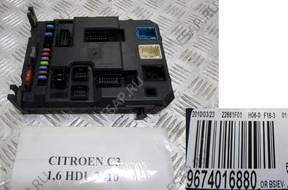 БЛОК УПРАВЛЕНИЯ BSI 9674016880 CITROEN C3 1,6HDI 2010