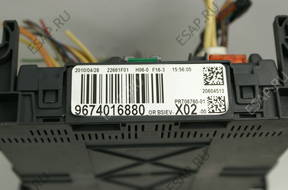 БЛОК УПРАВЛЕНИЯ   BSI 9674016880 X02 CITROEN C3 EURO