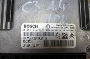БЛОК УПРАВЛЕНИЯ BSI BSM НАБОР ЗАЖИГАНИЯ CITROEN C3 1.4 HDI