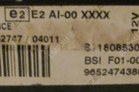 БЛОК УПРАВЛЕНИЯ BSI CITROEN C2 C3 S118085300 K 9652474380