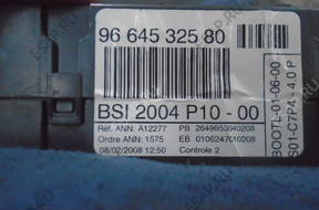 БЛОК УПРАВЛЕНИЯ BSI CITROEN C3 1.4 HDI 2008 год, 2004-P10-00