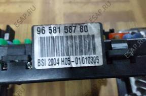 БЛОК УПРАВЛЕНИЯ bsi imo КОМПЛЕКТ citroen c4 2.0 hdi 04-10