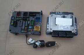 БЛОК УПРАВЛЕНИЯ BSI КЛЮЧ Citroen C4 II 0281017335