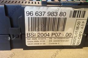 БЛОК УПРАВЛЕНИЯ BSI КОМПЛЕКТ CITROEN C3 1.6 HDI  0281013868