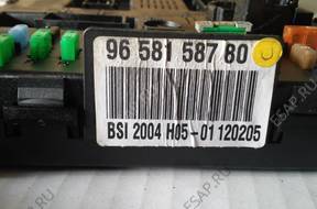 БЛОК УПРАВЛЕНИЯ BSI КОМПЛЕКТ CITROEN C4 1.6 HDI  0281011629