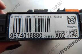 БЛОК УПРАВЛЕНИЯ BSI МОДУЛЬ PEUGEOT 207 1.4 HDI 9674016880