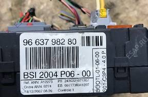 БЛОК УПРАВЛЕНИЯ BSI PEUGEOT 207 1,4 9663798280