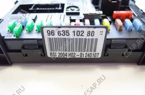БЛОК УПРАВЛЕНИЯ BSI PEUGEOT 307 CITROEN C4 9663510280