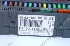 БЛОК УПРАВЛЕНИЯ   BSI PEUGEOT 308 9663798180