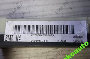 БЛОК УПРАВЛЕНИЯ BSI RENAULT CLIO II 21652217 BMT N4