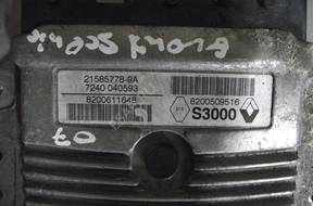 БЛОК УПРАВЛЕНИЯ bsi renault grand scenic  1.6 16 V 2007 год