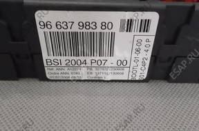 БЛОК УПРАВЛЕНИЯ BSI ЗАМОК ЗАЖИГАНИЯ CITROEN C3 1.6HDI 05-10