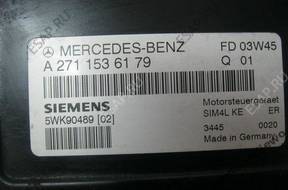 БЛОК УПРАВЛЕНИЯ C KLASA W203  ДВИГАТЕЛЕМ  1.8