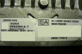 БЛОК УПРАВЛЕНИЯ C1 sid805 5ws40691at 9664780280 БЕЗ КОДА