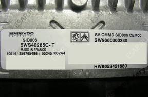 БЛОК УПРАВЛЕНИЯ C2 C3 sid806 5ws40285ct 9660300280 БЕЗ КОДА