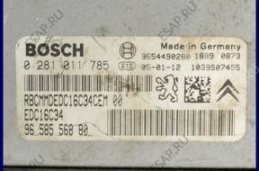 БЛОК УПРАВЛЕНИЯ   C3 PEUGEOT 307 0281011785